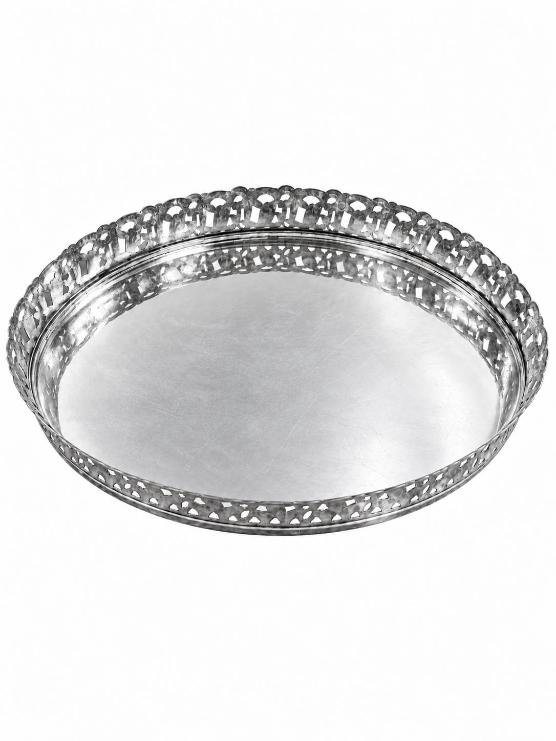 silver tray