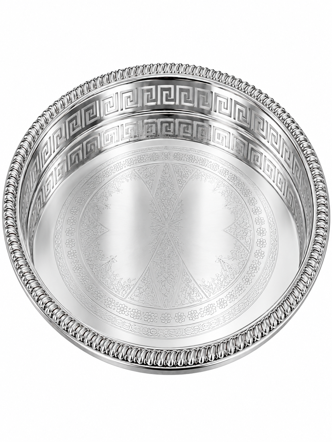 silver tray