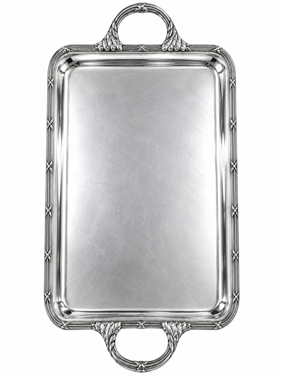 silver tray