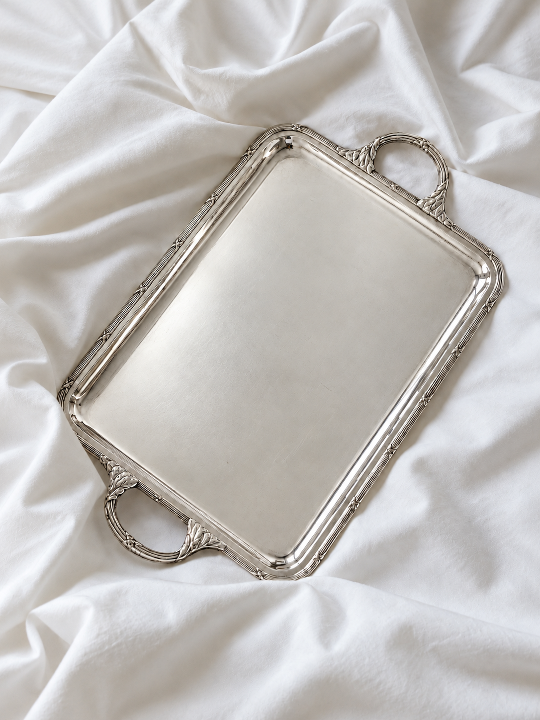 silver tray