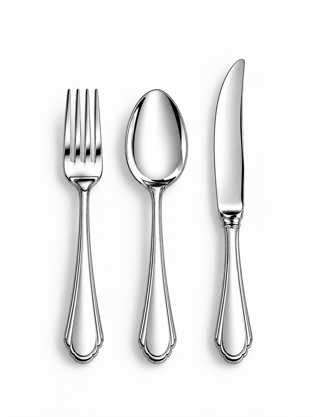 Silver Spoon, Fork & Knife Cutlery Set