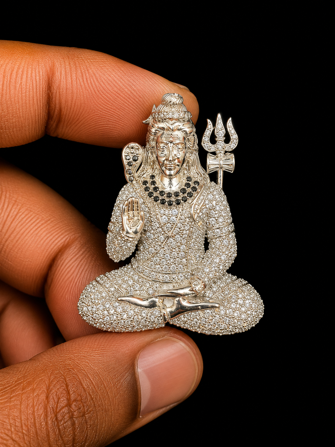 Lord Shiva Designer Brooch