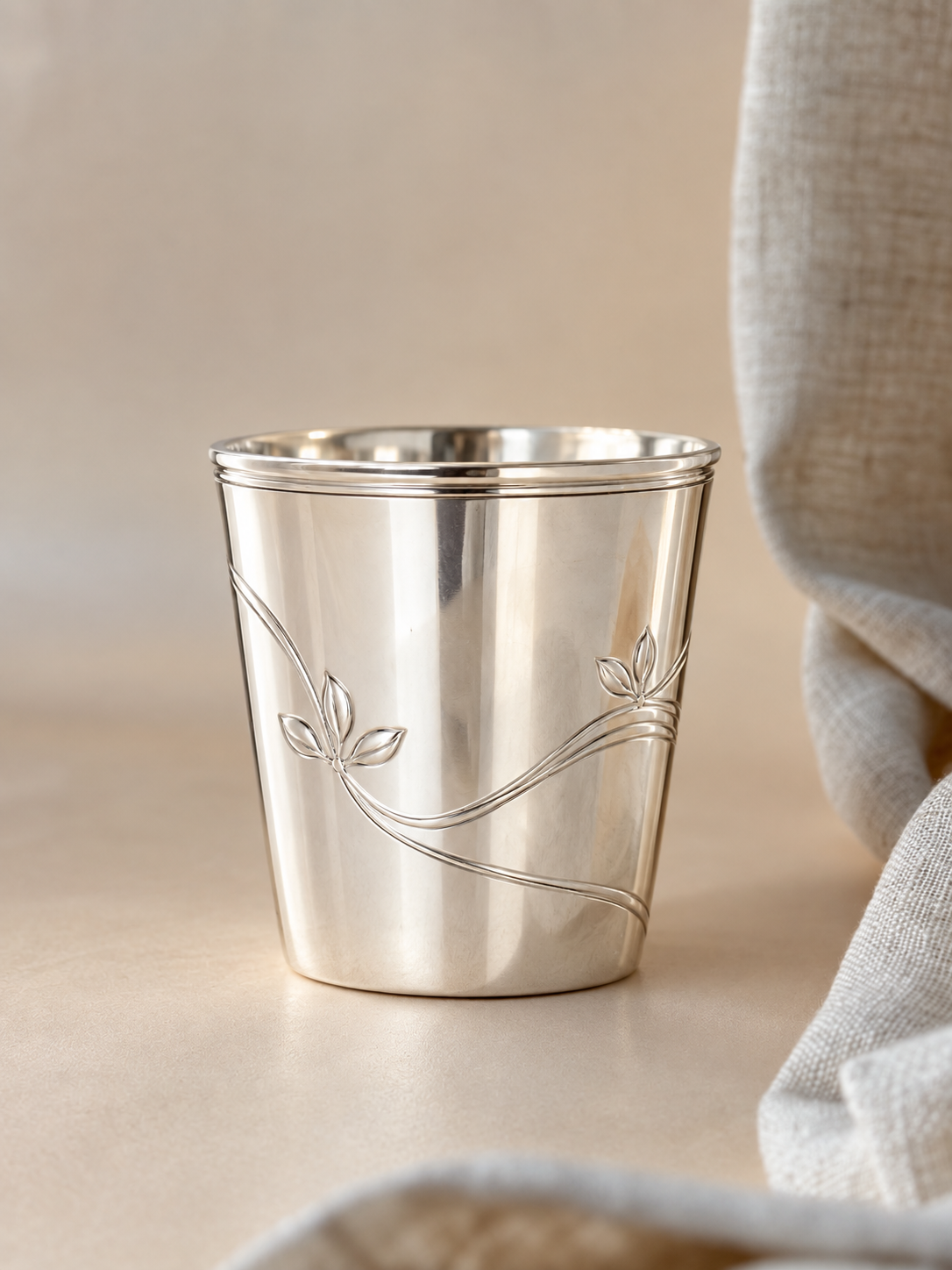 silver baby glass