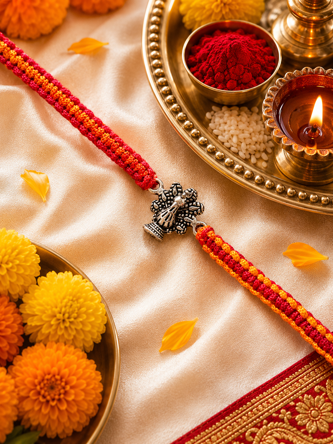 Silver Rakhi