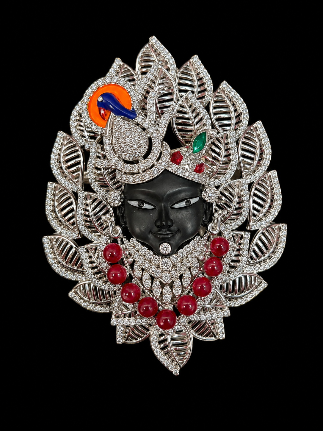 Krishna Lotus Designer Statement Brooch