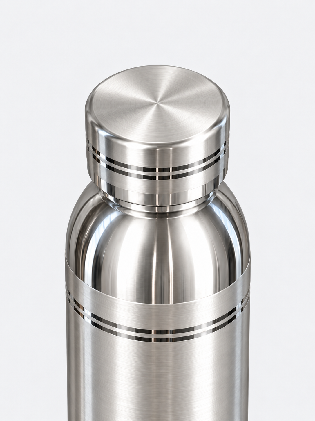 Silver bottle A