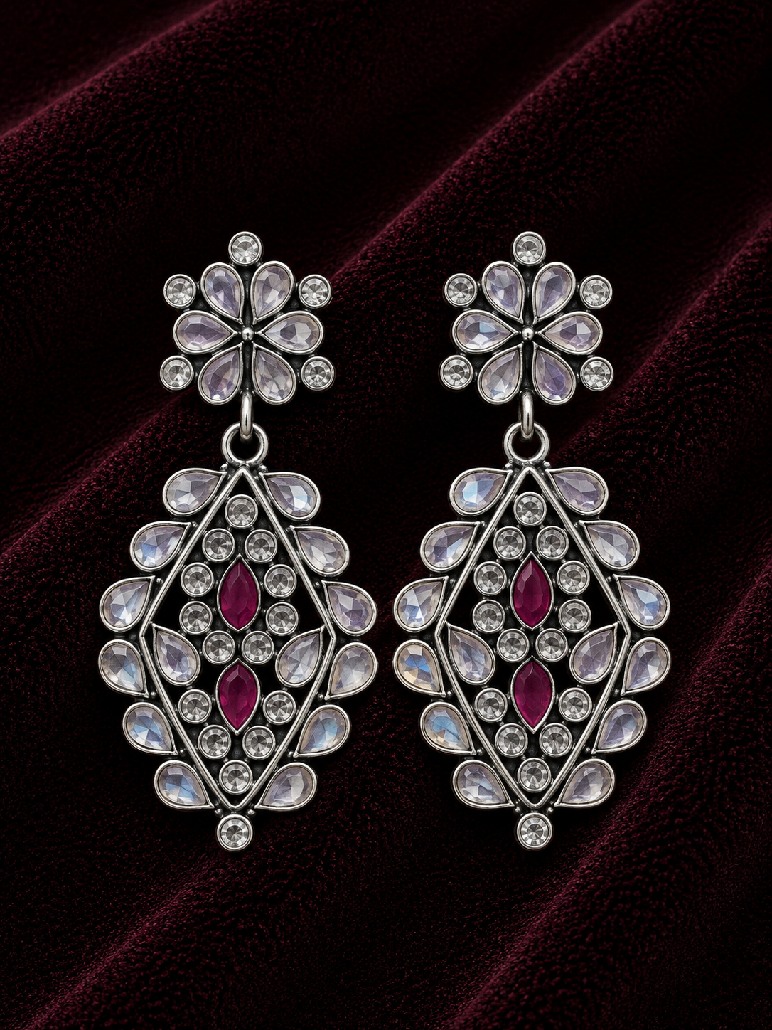 Silver Designer Earrings