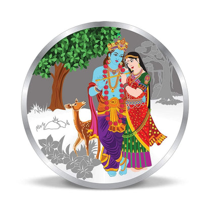 20 GM Radha Krishna 99.9 Silver Coin