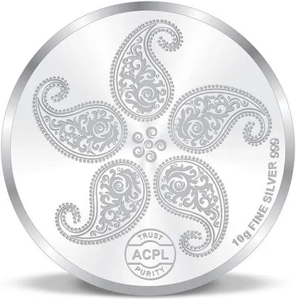 20 GM Peacock 99.9 Silver Coin