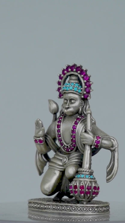 Candrin 925 Lord Hanuman Ji 2D Idol