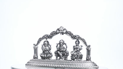 Candrin 925 Laxmi Ganesh Saraswati 2D Idol