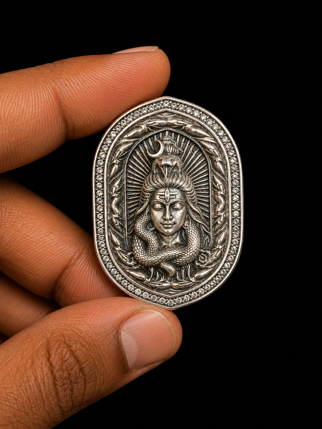 Lord Shiva brooch