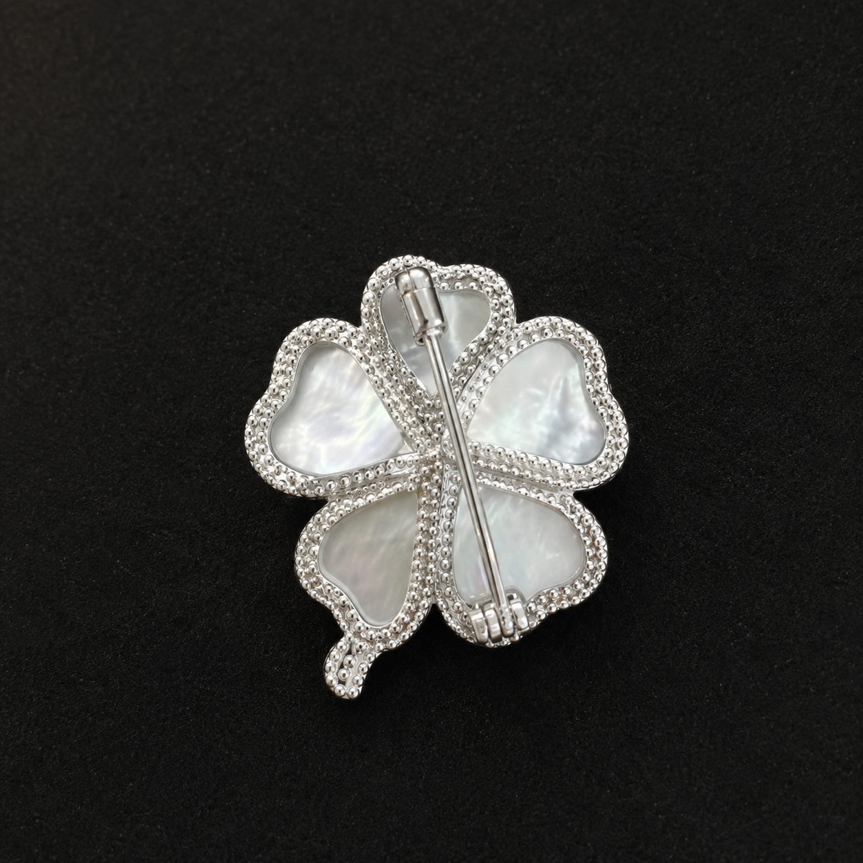 Mother of Pearl Floral Brooch