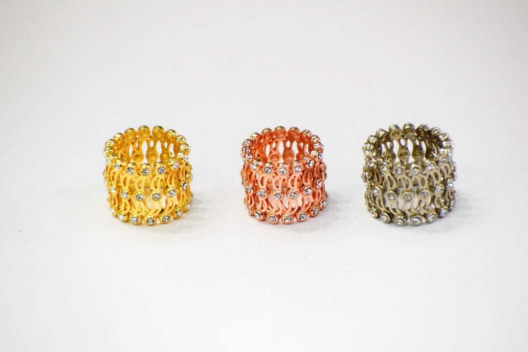 2 In 1 Magic Retractable Ring Bracelet Creative Stretchable Twist Folding  Ring Crystal Rhinestone Bracelets Women Jewelry Gift | Fruugo BH